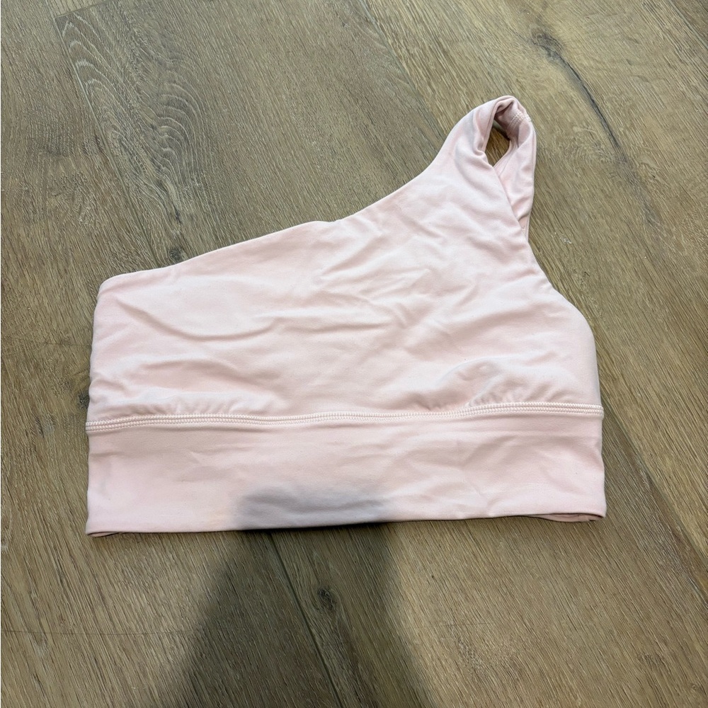 Lululemon asymmetrical bra- flush pink